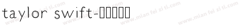 taylor swift字体转换